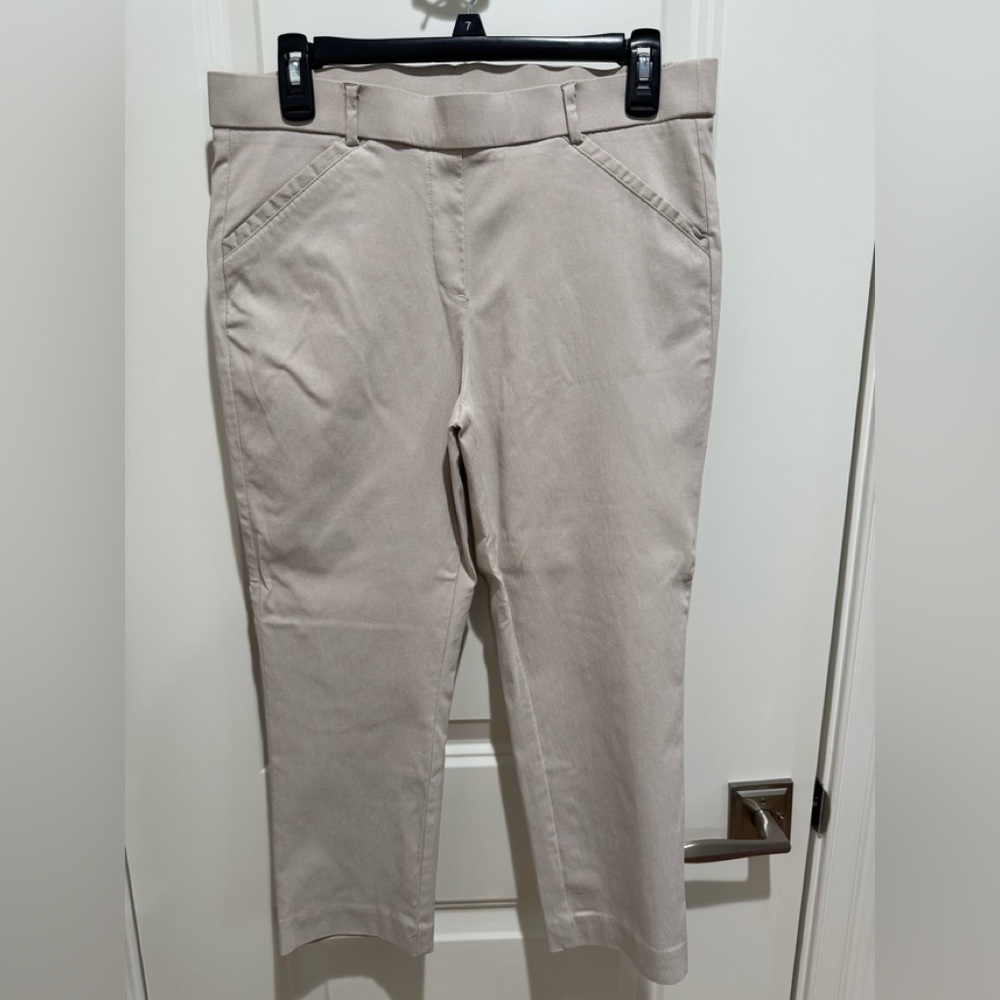 Rafaella Khaki Cropped Pants